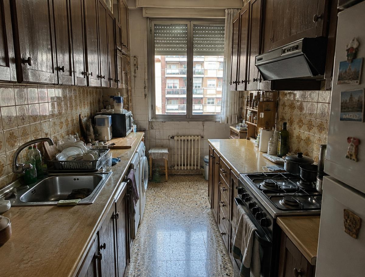 Cocina en Ciudad Lineal antes